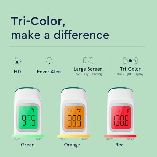 No-Touch Digital Forehead Thermometer with LED Screen A392