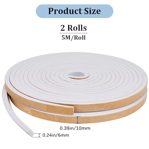 10m*10mm*2.5mm Black Foam Insulation Tape T744