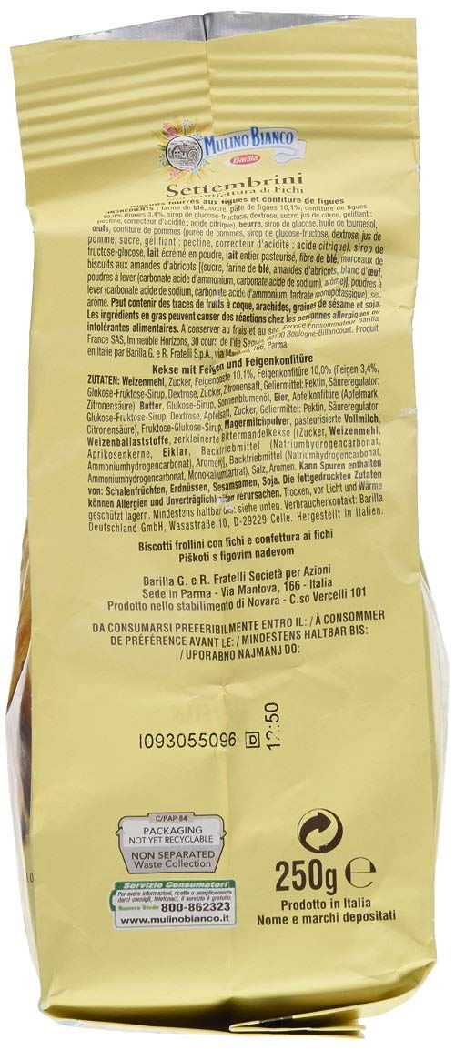 Italian Biscuits Cookies 8.81 Ounce J87583