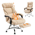 Big and Tall Heavy Duty Leather Office Chair Black T71668