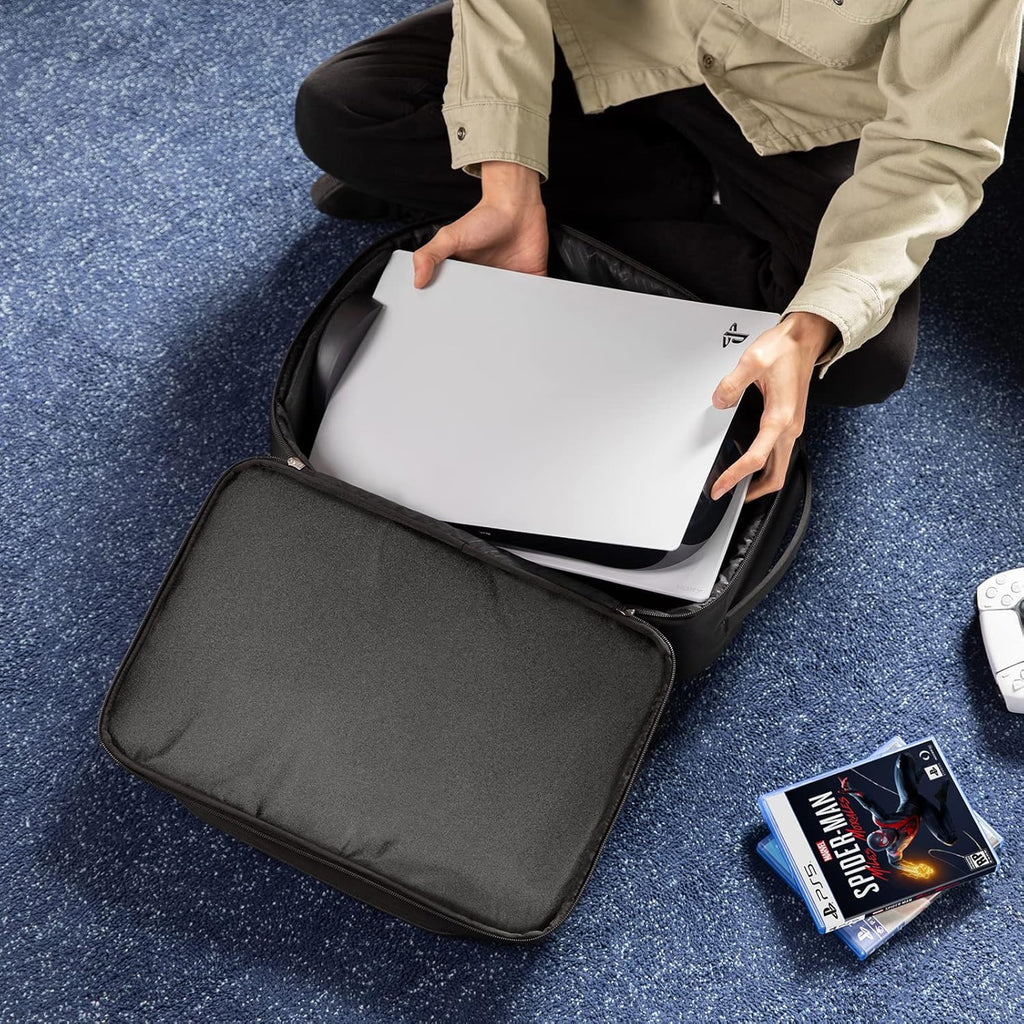 Travel Backpack for PS5 Console, Accessories, Protective Carrying Case Storage Bag T68517