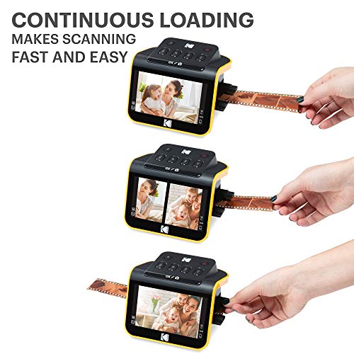 Film & Slide Scanner with 5" LCD Screen, 22MP JPEG Photos W244