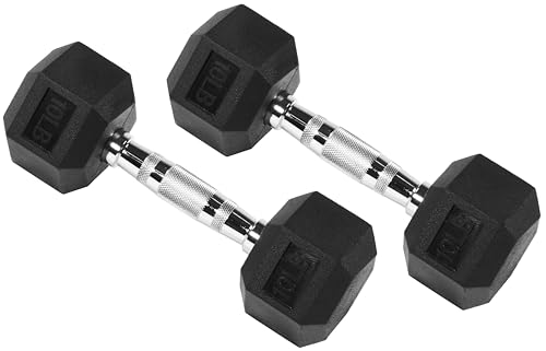 Rubber Coated Hex Dumbbells P887706
