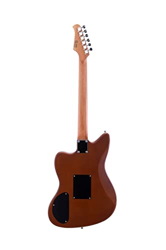 Satin Brown Hollow-Body Electric Guitar A631258