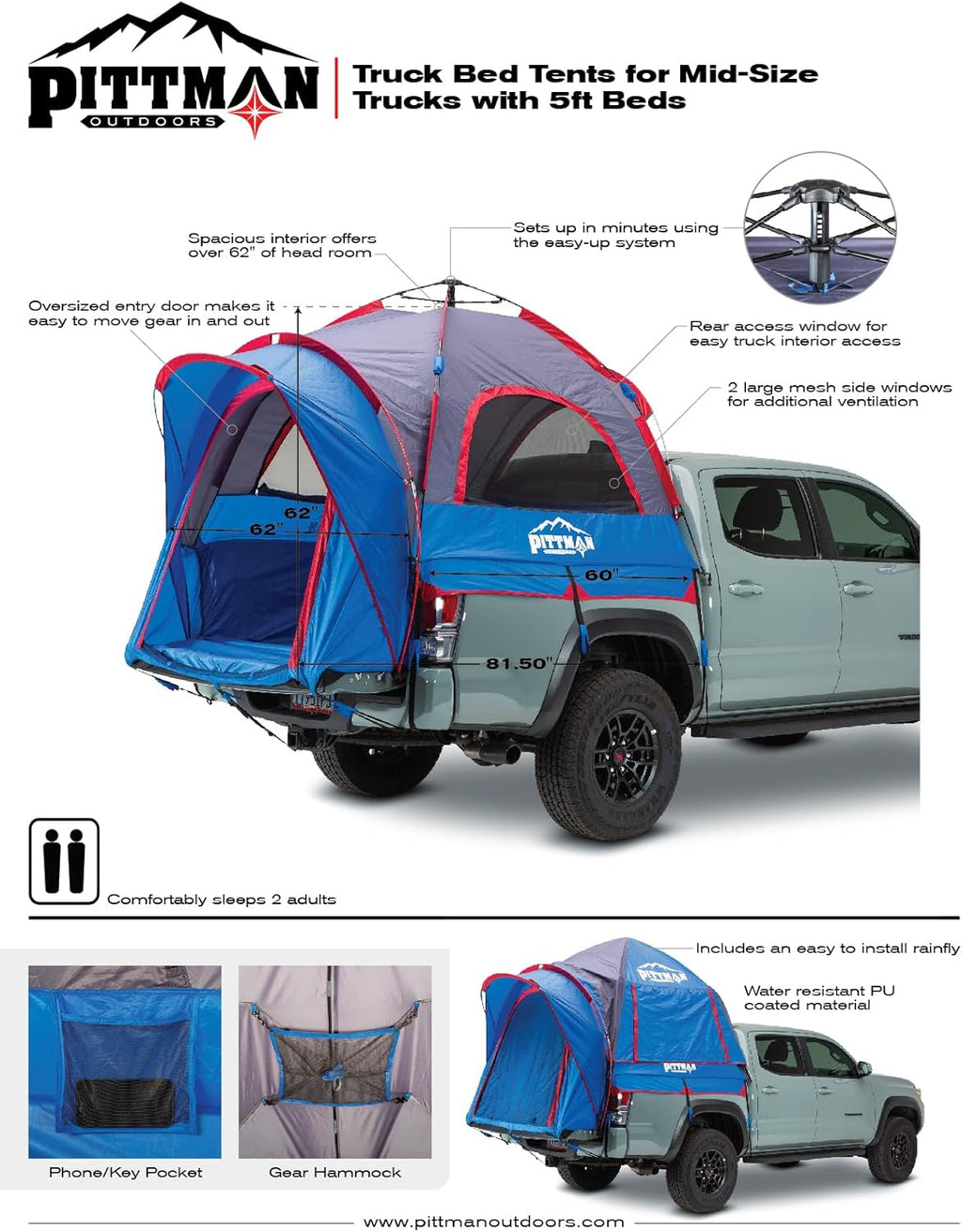 Truck Bed Tent H5764