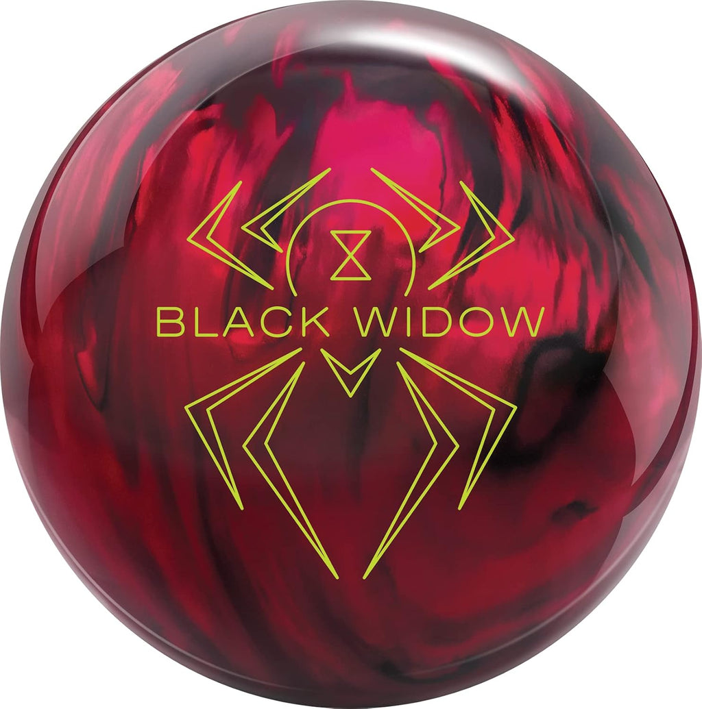 Hammer Black Widow 2.0 Hybrid Bowling Ball 14lbs & Bowling Widow Micro Suede Towel, Black J9748