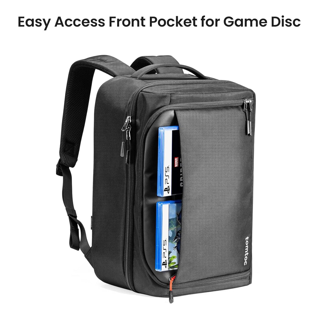 Travel Backpack for PS5 Console, Accessories, Protective Carrying Case Storage Bag T68517