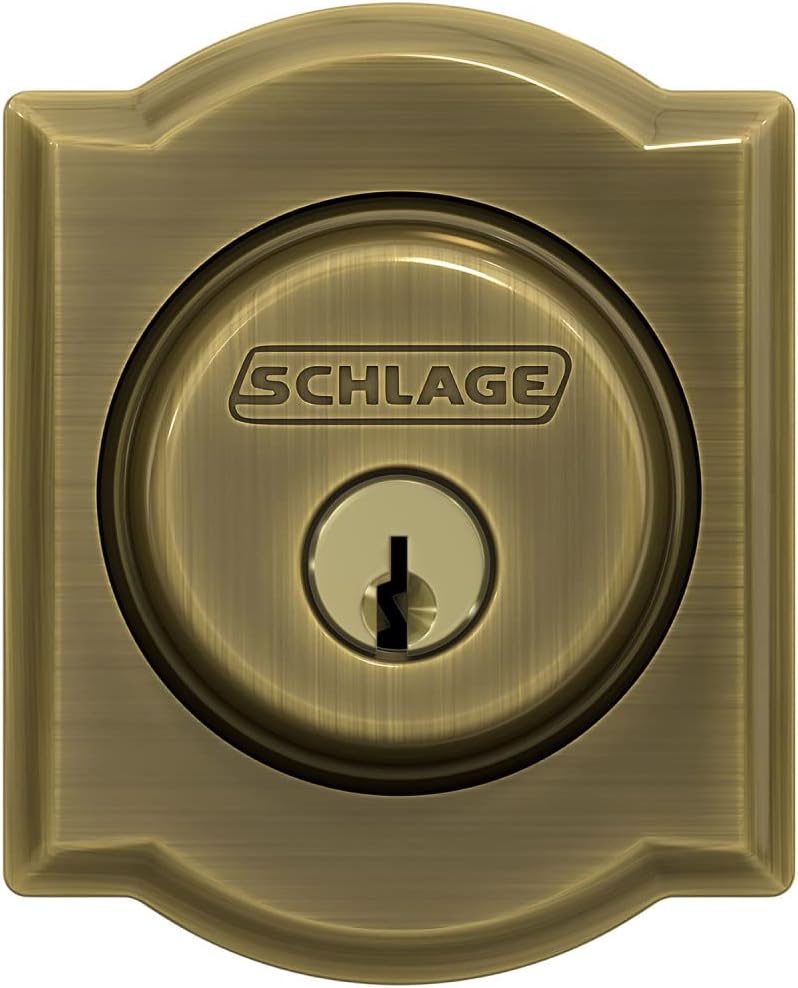 Antique Brass Deadbolt P8903