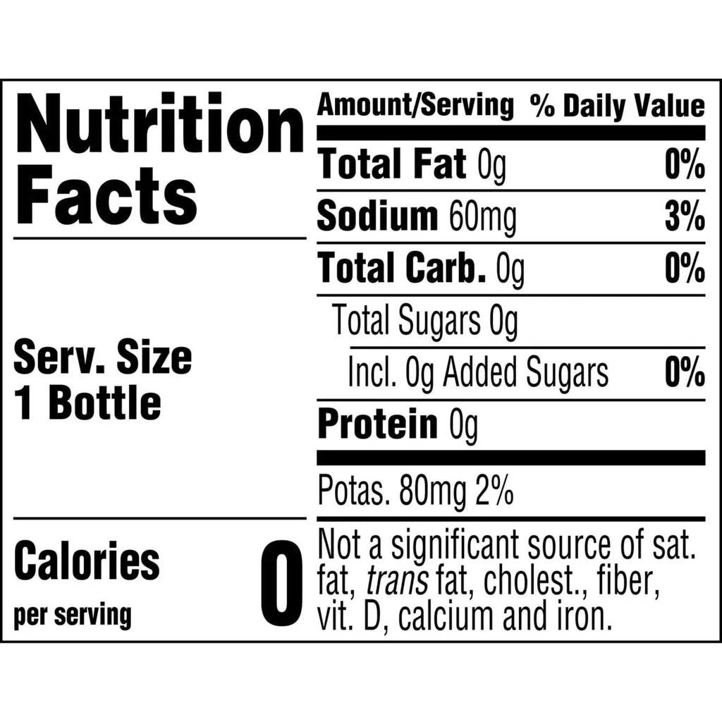 16.9 Ounce 24 Pack Zero Sugar U490