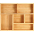 Set of 9 Bamboo Wood Drawer Organizer B1884