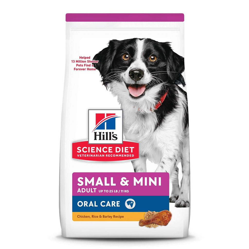 Adult Oral Care Small & Mini Chicken Recipe Dry Dog Food X8631