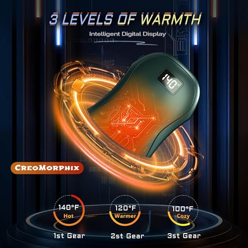 Rechargeable Hand Warmers 2 Pack, 12000mAh Electric Portable Power Bank S833