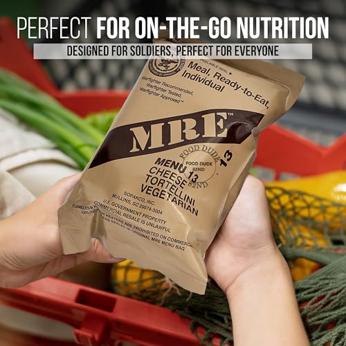 12 MRE Food Pack Meals Ready to Eat with Heater Packs H895866