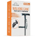 Foldable Adjustable Lightweight Walking Cane with Light & Alarm U8661