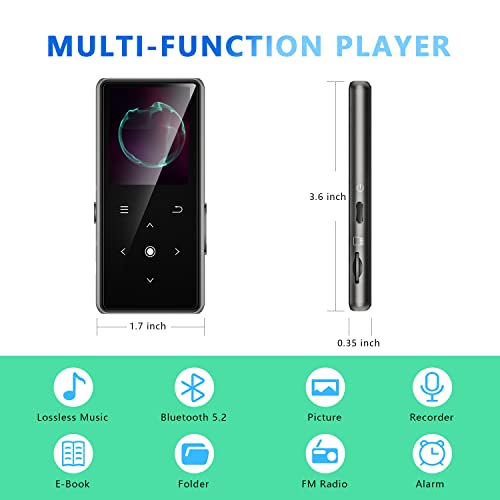 64GB Bluetooth MP3 Player with FM Radio T785