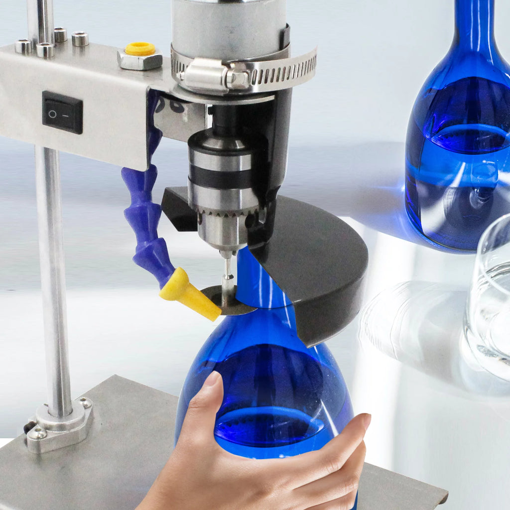 Electric Glass Bottle Cutter Cutting Tool with 7 Variable Speeds B966537