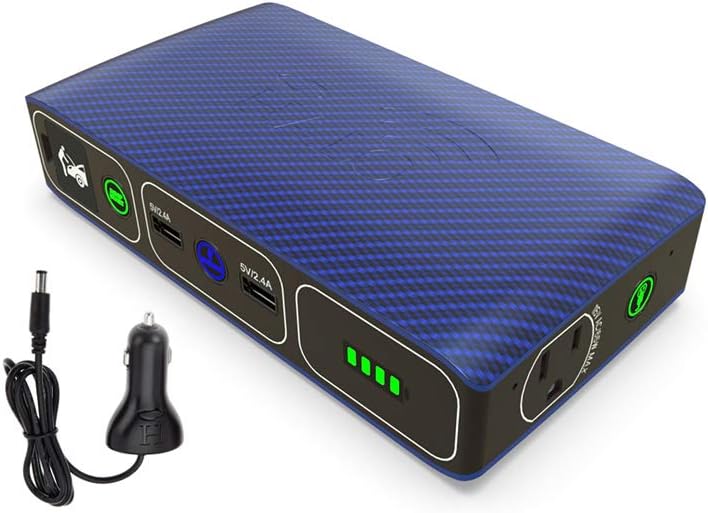 44400 mWh Portable Laptop Power Bank with AC Outlet and Car Charger J4441