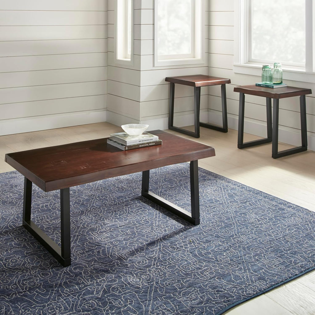 3 Piece Occasional Table Set - Brown G564444