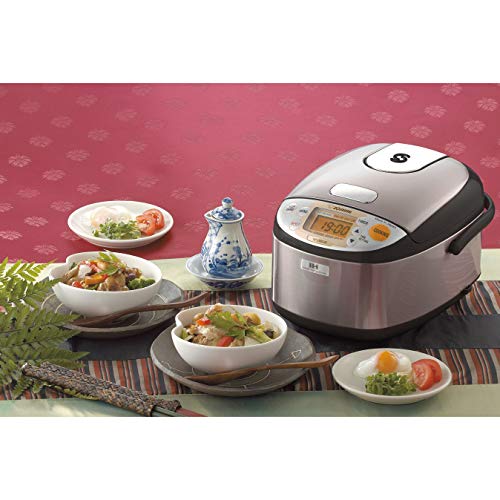 Stainless Dark Brown 0.54 L Induction Heating System Rice Cooker and Warmer U2497