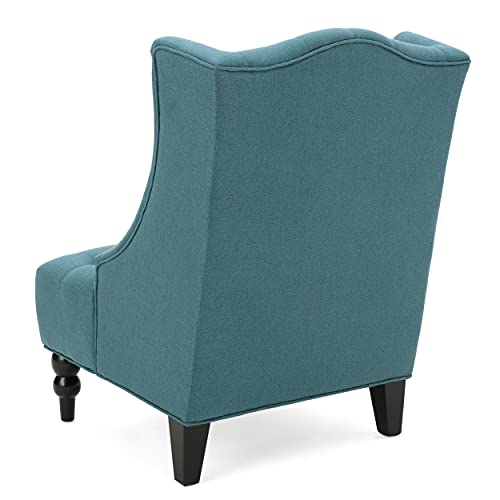 Dark Blue Fabric Club Chair N65612
