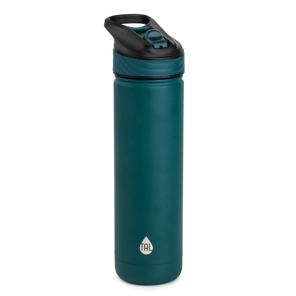 Black 26 oz Stainless Steel Water Bottle K37768