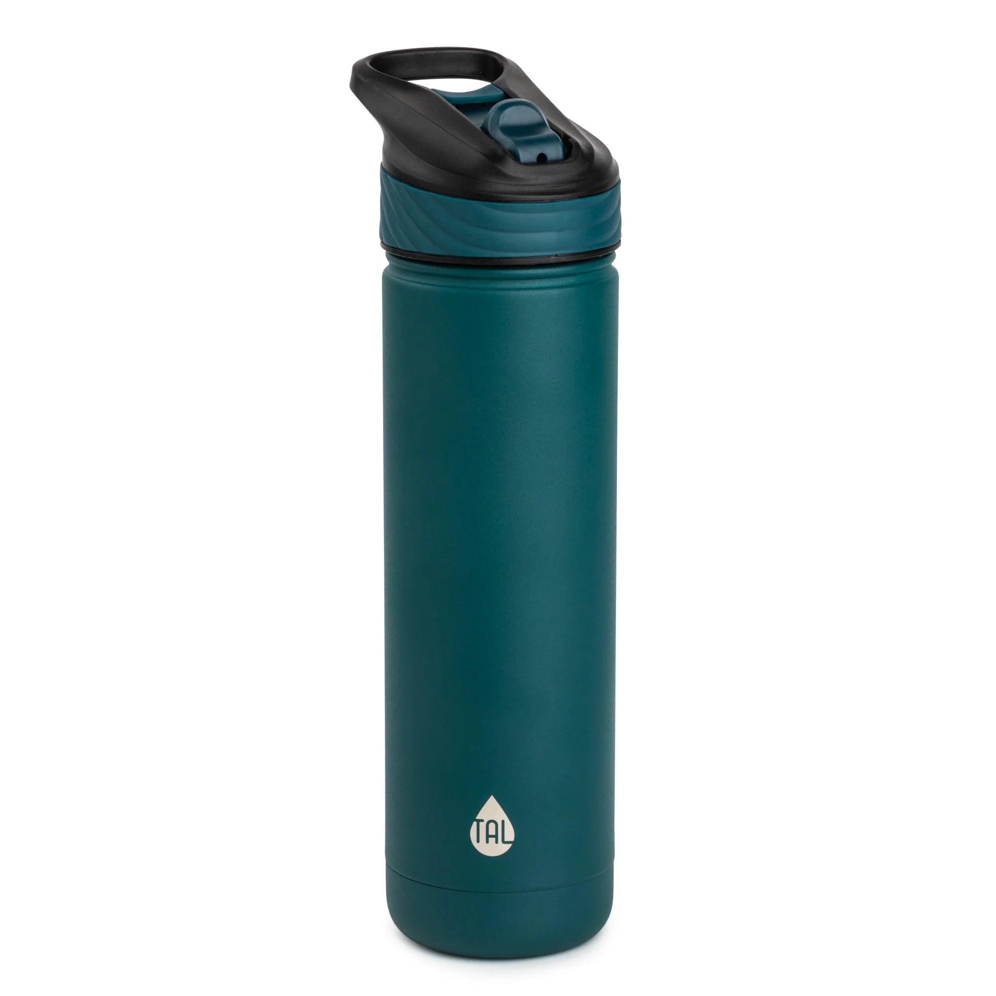 Black 26 oz Stainless Steel Water Bottle K37768