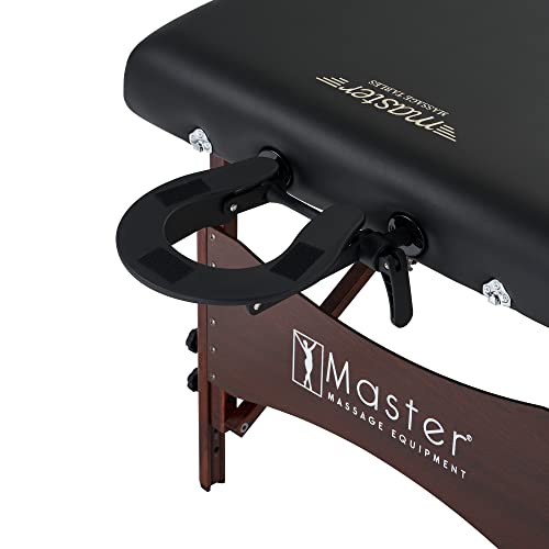 30" Black Portable Massage Table W392793