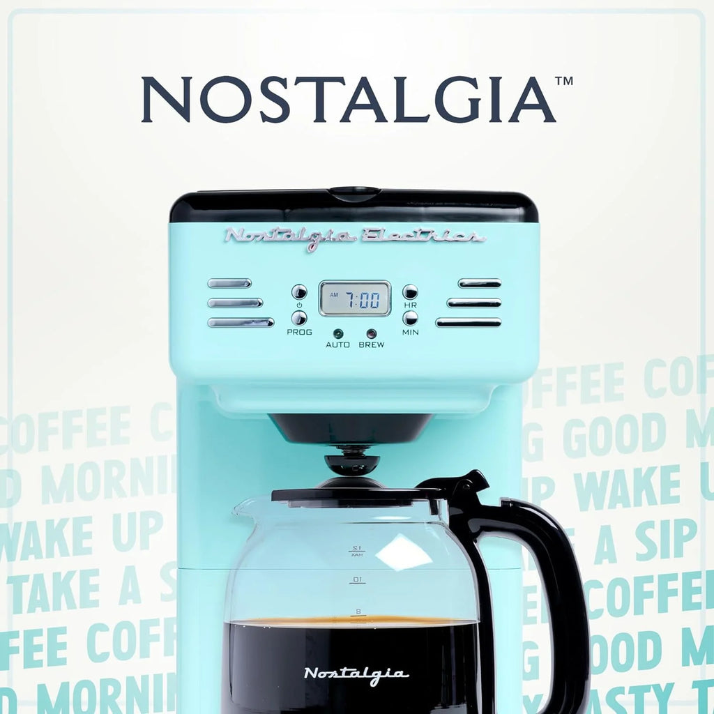 12-Cup Programmable Coffee Machine, Aqua A11837