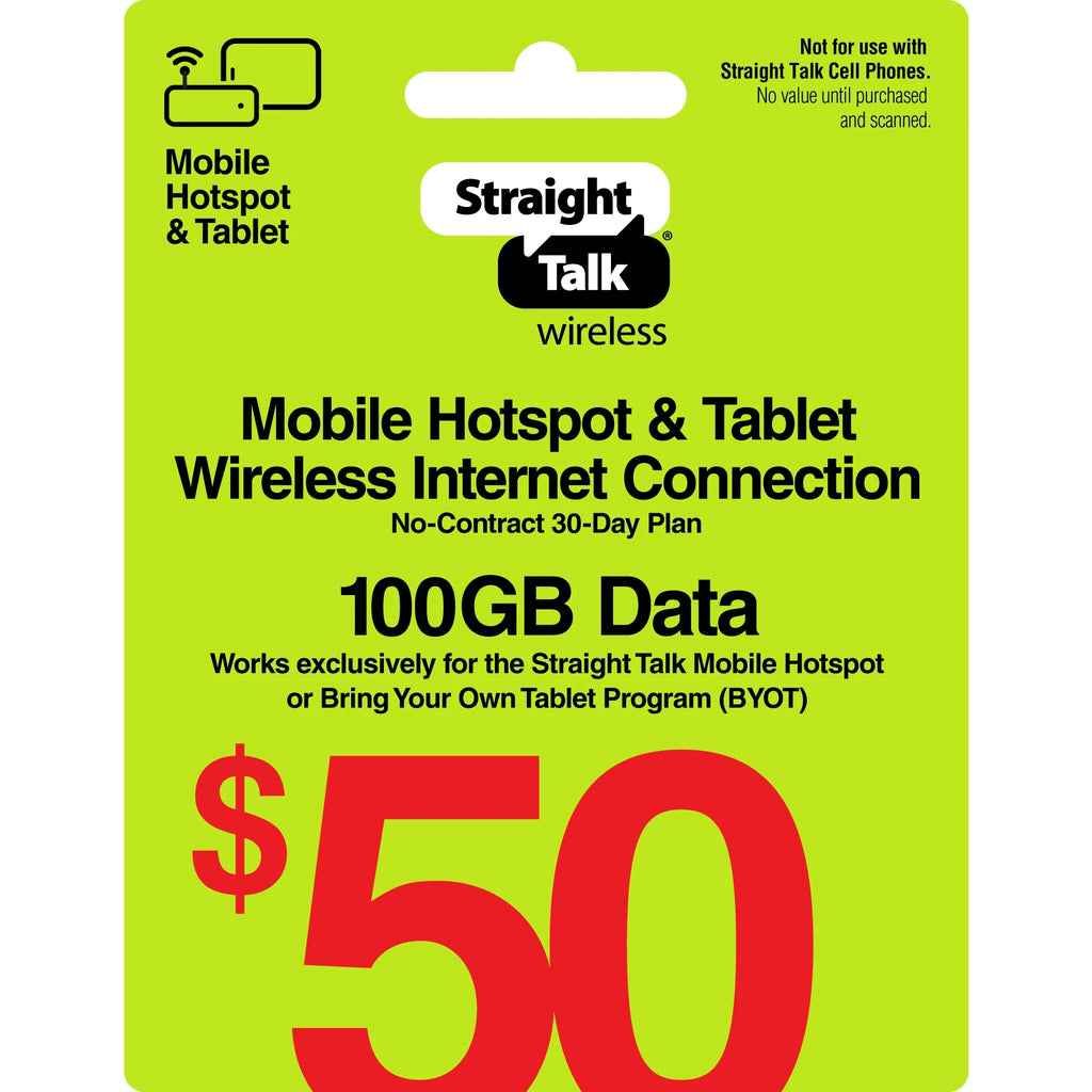 100GB Data 30-Day Prepaid Plan e-PIN N967