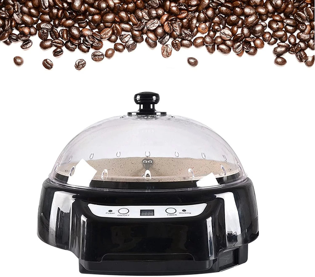 Black Electric Coffee Roaster Machine V2590