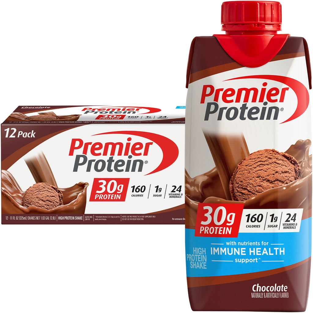 Chocolate Protein Shake, 30g Protein, 11 fl oz, 12 Ct H354698