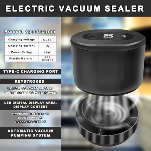 Electric Mason Jar Vacuum Sealer Kit X96704
