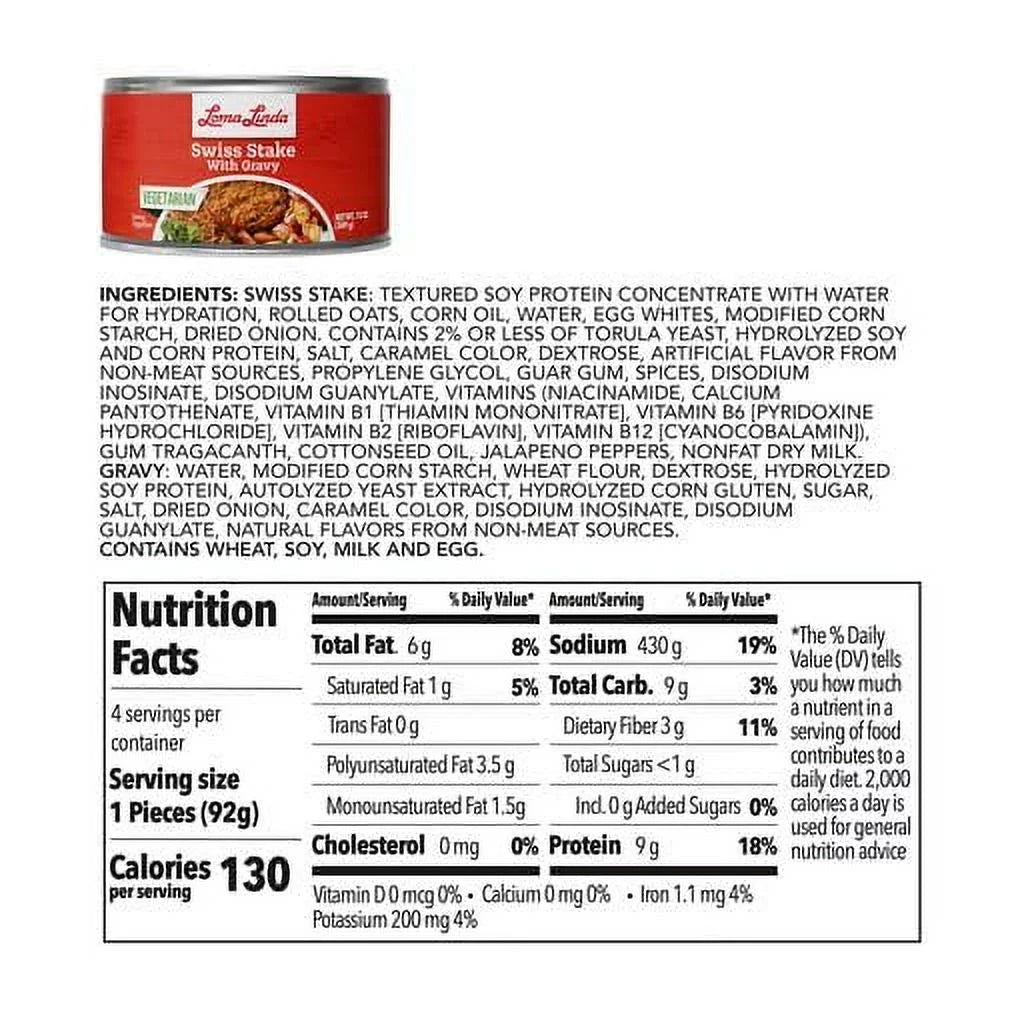 Swiss Stake with Gravy (13 oz.) (Pack of 12) Q6396