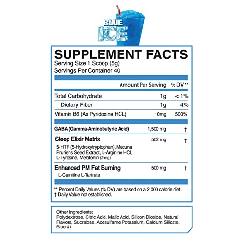 Night Time Fat Burner and Sleep Support with GABA, Melatonin (40 Servings) Q5222