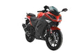 125cc Motorcycle with Manual Transmission Street Gas Bike 17 inches Wheels Red X472