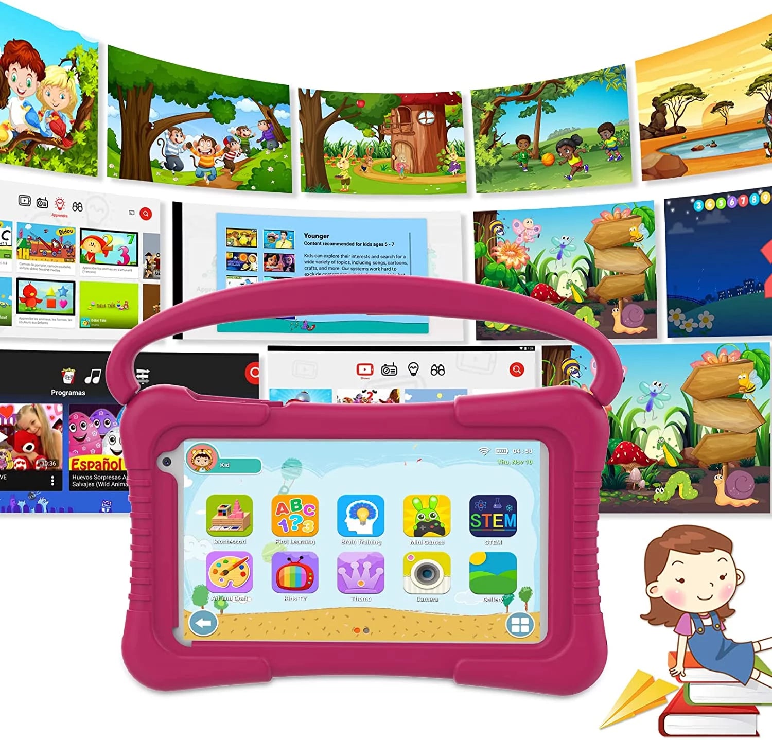 7 inch Android 11 Kids Tablet 32G 2GB RAM I8409