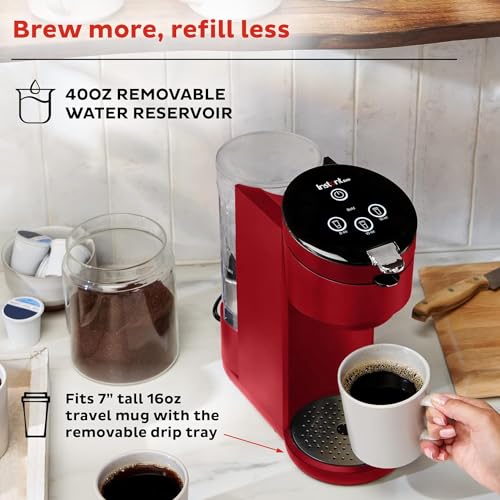 Single Serve Coffee Maker, K-Cup Pod Compatible Coffee Brewer, Black P367675