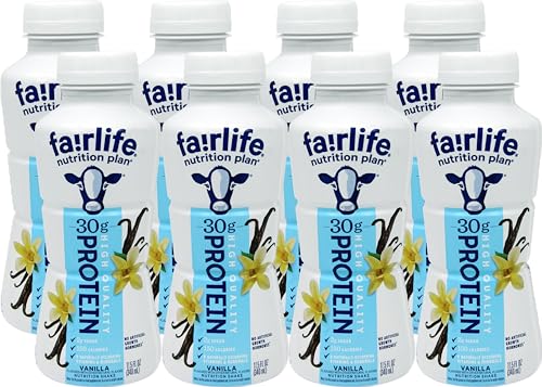 Chocolate Vanilla Protein Shake Variety, Pack Of 8, 11.5 Oz Each D644