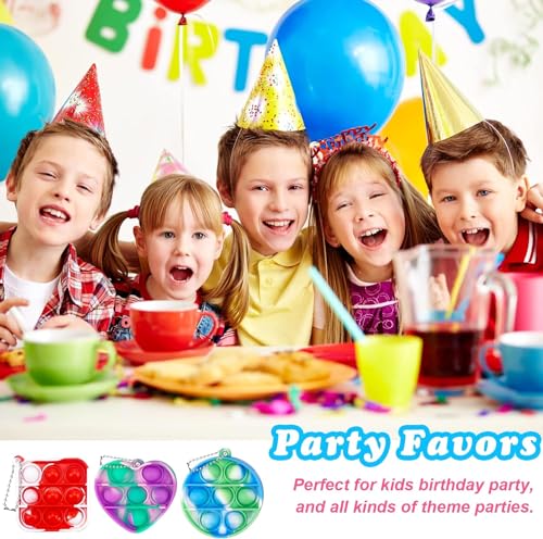 100pcs 2in Random Pop Bubble Fidget Sensory Toys F7681