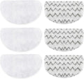 6 Pack Reusable Steam Mop Replacement Pads H817177