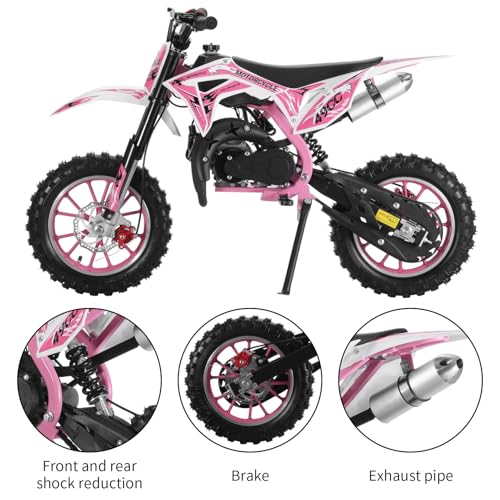 Pink 49cc Gas Mini Dirt Bike J928