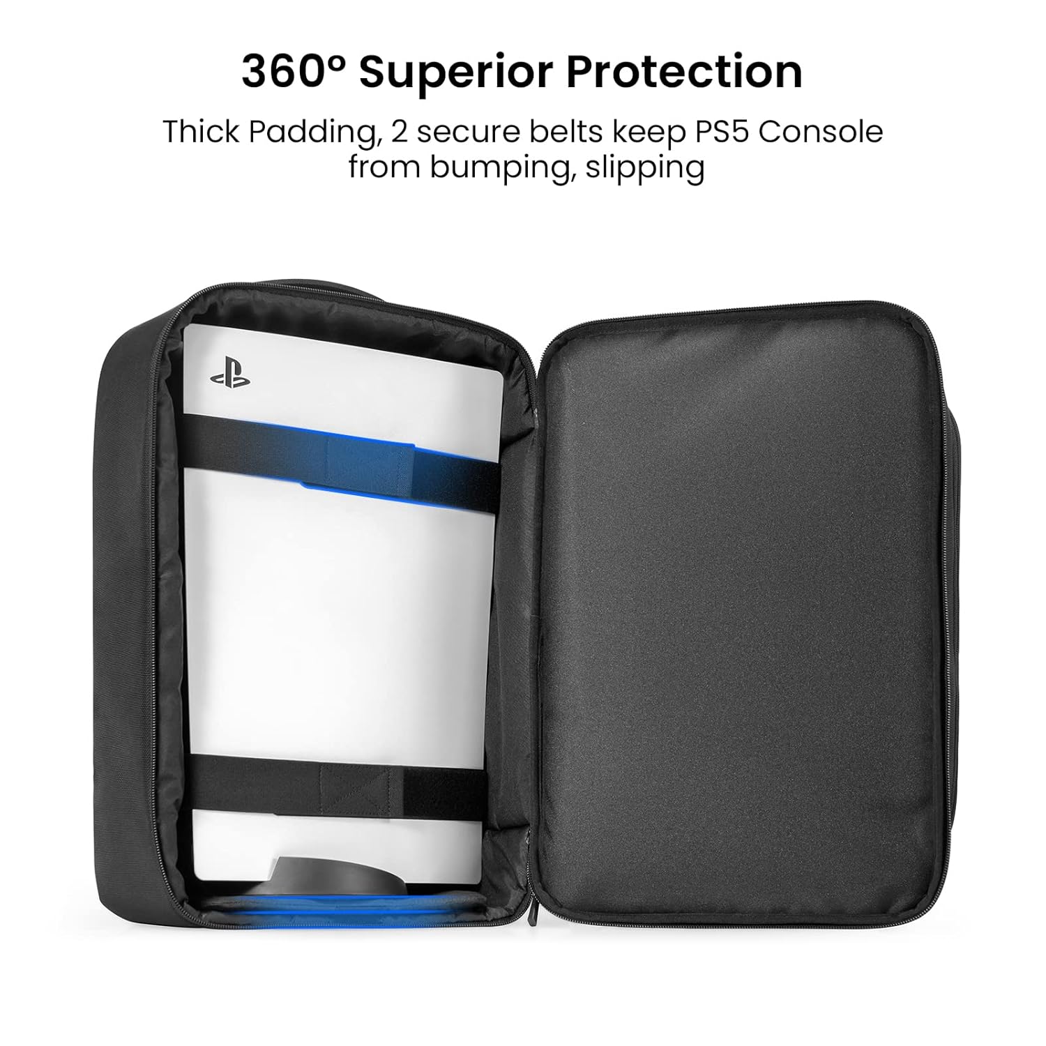 Travel Backpack for PS5 Console, Accessories, Protective Carrying Case Storage Bag T68517