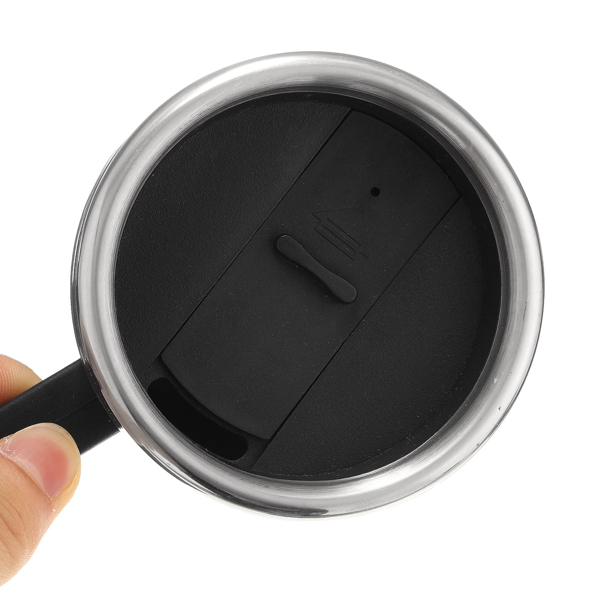 Stainless Steel 500ml Car Heating Cup with Anti-Spill Lid W1879