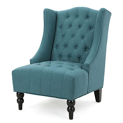 Dark Blue Fabric Club Chair N65612