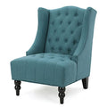 Dark Blue Fabric Club Chair N65612