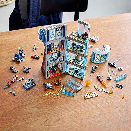 Avengers Tower Battle Building Toy with Superhero Minifigures (685 Pieces) F3025