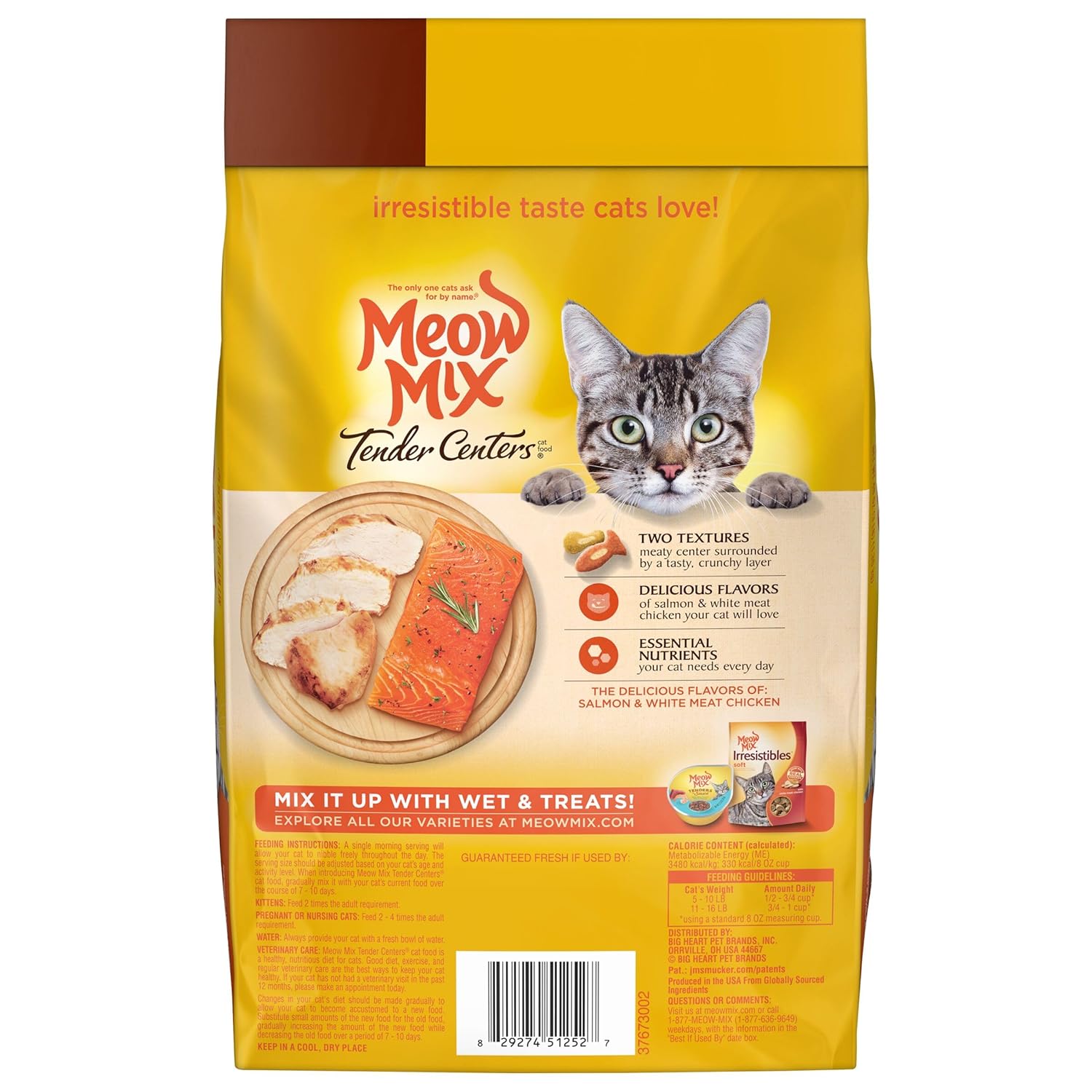 Salmon & Chicken Dry Cat Food, 3 Pound L61250