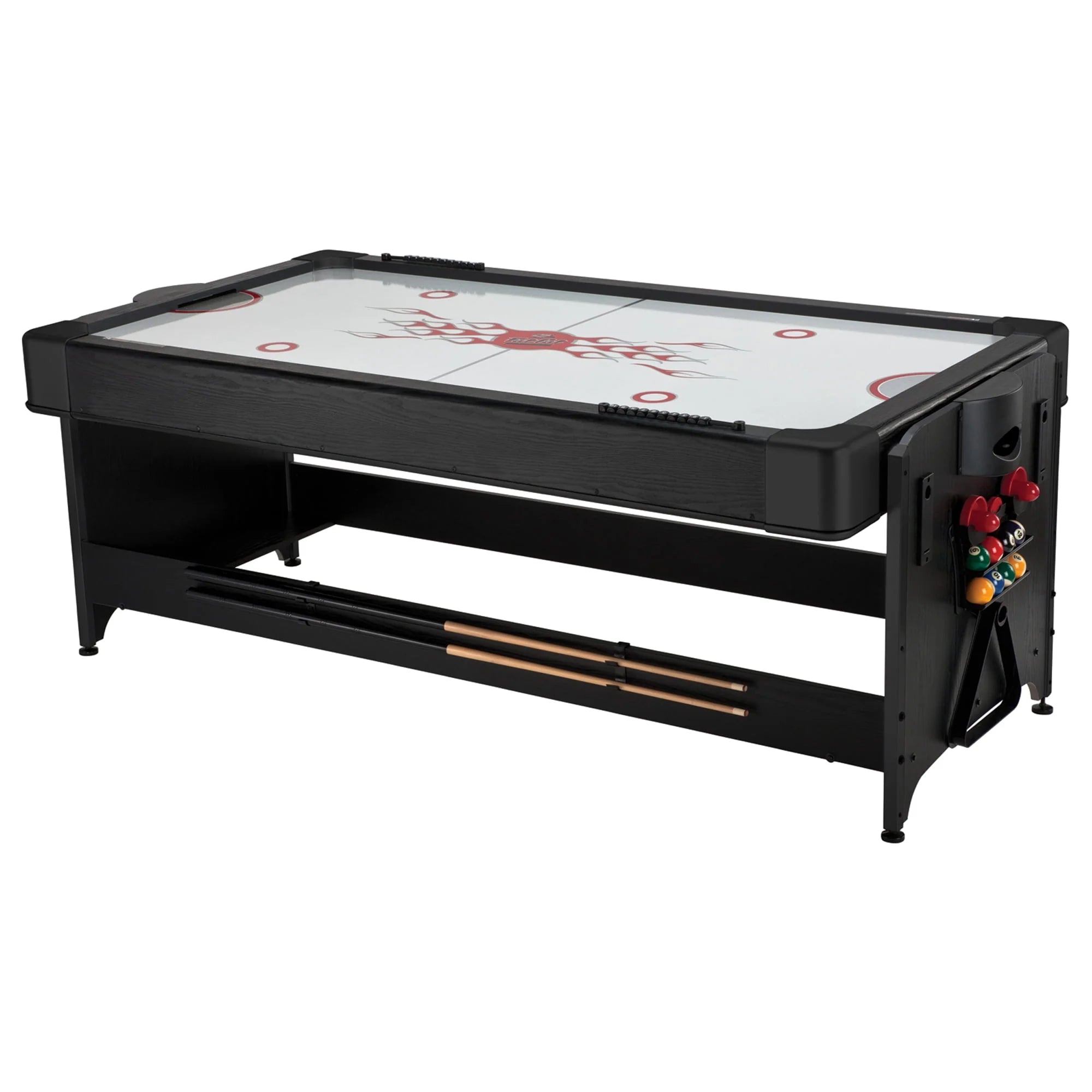 7' 2-in-1 Billiards and Air Hockey Game Table B200726