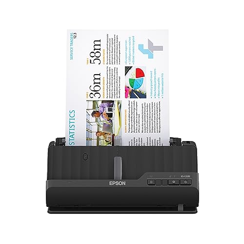Wireless Compact Desktop Document Scanner with Auto Document Feeder D42194