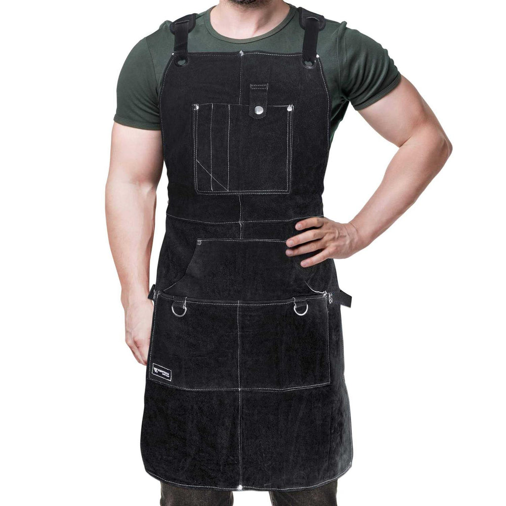 Heavy Duty Work Apron with Tool Pockets O7595